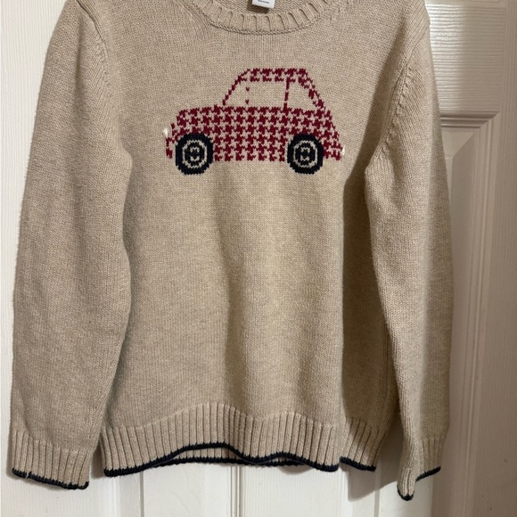Janie and Jack Houndstooth Car Sweater - Picture 4 of 9